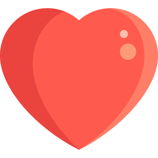 Heart love icon.